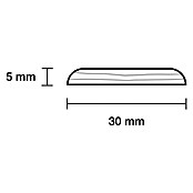 Tapetenleiste (0,9 m x 30 mm x 5 mm, Kiefer, Unbehandelt)