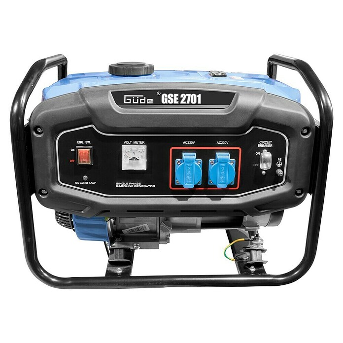 Güde Stromerzeuger GSE 2701 (2,2 kW, Tankvolumen: 15 l, Verbrauch: 1,25 l/h) | BAUHAUS
