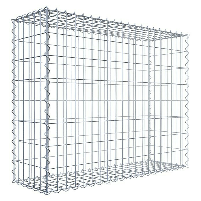 Gabiona Gabione (100 x 30 x 80 cm, Metall, Maschenbreite: 50 mm, Maschenhöhe: 100 mm) | BAUHAUS