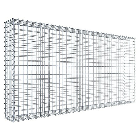 Gabiona Gabione (200 x 20 x 100 cm, Metall, Maschenbreite: 50 mm, Maschenhöhe: 50 mm)