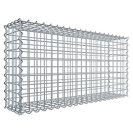 Gabiona Gabione (100 x 20 x 50 cm, Metall, Maschenbreite: 50 mm, Maschenhöhe: 50 mm)