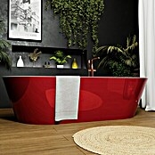 Camargue Freistehende Badewanne Torino (L x B: 170 x 80 cm, Sanitäracryl, Rot/Weiß) | BAUHAUS