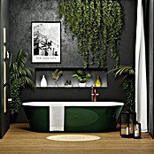 Camargue Freistehende Badewanne Torino (L x B: 170 x 80 cm, Sanitäracryl, Grün/Weiß) | BAUHAUS