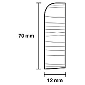 Sockelleiste (240 x 1,2 x 7 cm, Fichte) | BAUHAUS