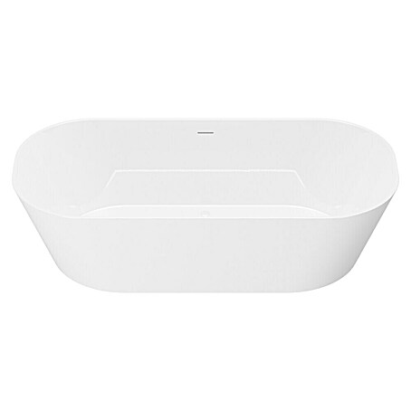 Camargue Freistehende Badewanne Torino (L x B: 170 x 80 cm, Sanitäracryl, Weiß)