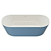 Camargue Freistehende Badewanne Torino (L x B: 170 x 80 cm, Sanitäracryl, Blau/Weiß) | BAUHAUS