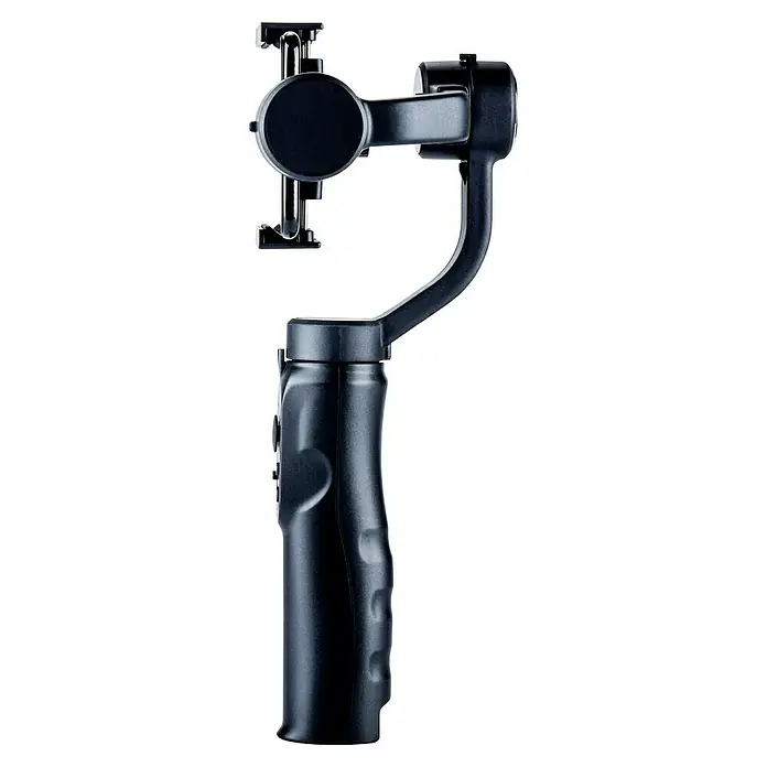 Voltomat Smartphone-Halter 3-Achsen-Gimbal - Schwarz, Höhe: 29,1 cm - Schwarz stabilisierter Gimbal für Handys. Stabilisator für Videos und Fotos mit professionellen Ergebnissen.