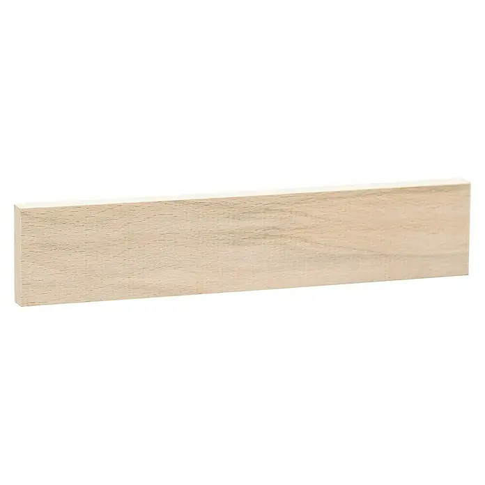Rechteckleiste - 240 x 4 x 1 cm, Buche - Holzleiste aus hellem Holz, ideal für verschiedene DIY- und Bauprojekte. Vielseitig einsetzbar und leicht zu bearbeiten.