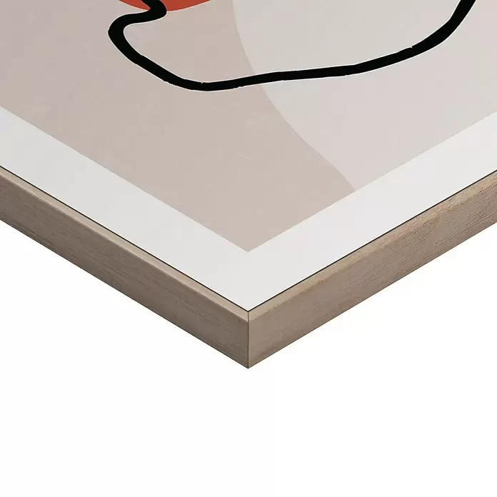 Reinders Bild Slim Frame Wood - Face Patterns, B x H: 30 x 40 cm - Detailaufnahme