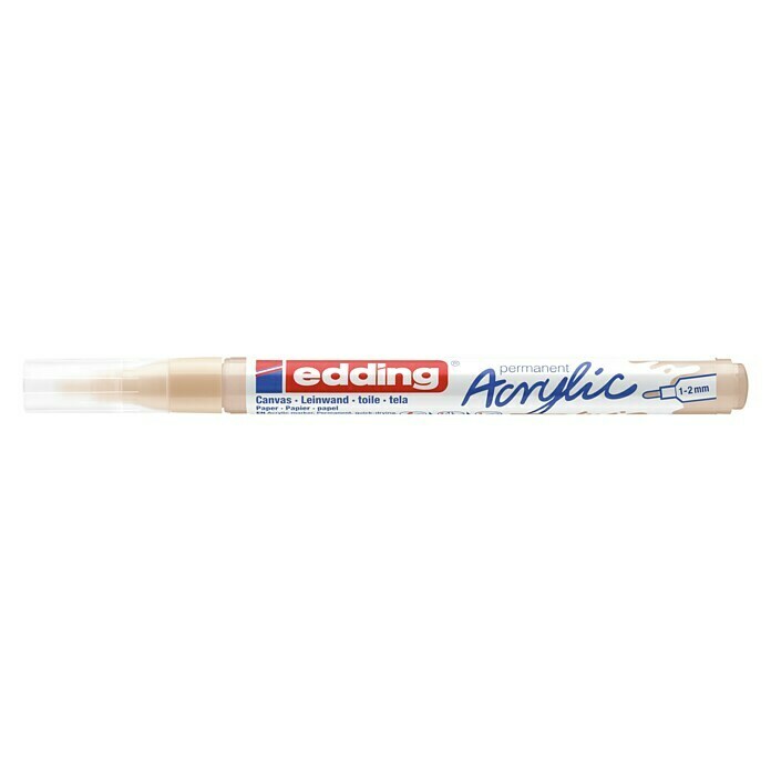 Edding Acrylmarker 5300Warmbeige, Strichstärke: 1 mm - 2 mm Front View