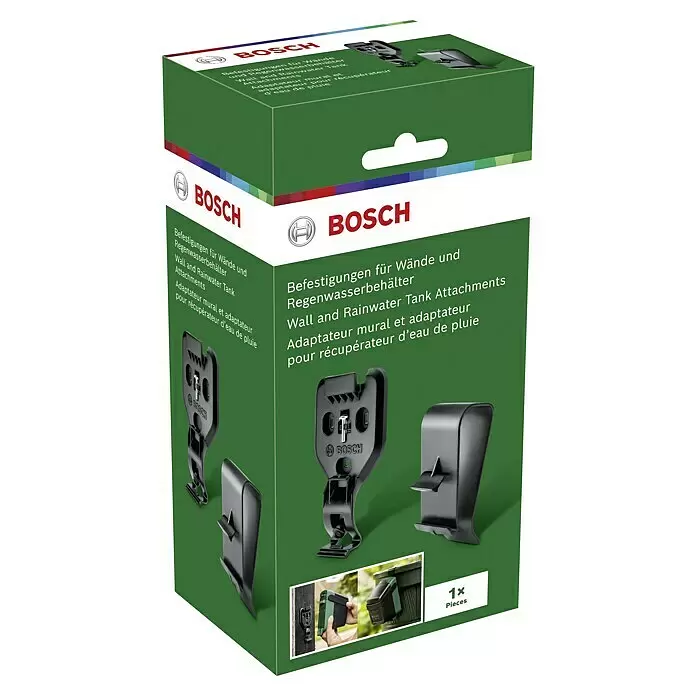 Bosch Power for All 18V WandhalterungPassend für: Bosch Akku-Regenwasserpumpe GardenPump 18