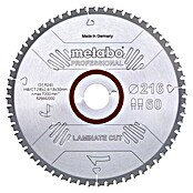 Metabo Kreissägeblatt Laminate Cut (216 mm, Bohrung: 30 mm, 60 Stk.) | BAUHAUS