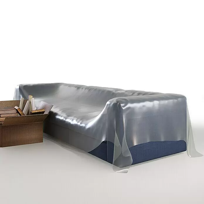 Probau Baufolie - 10 m x 3 m x 0,2 mm, Polyethylen, Transluzent - Stimmungsaufnahme