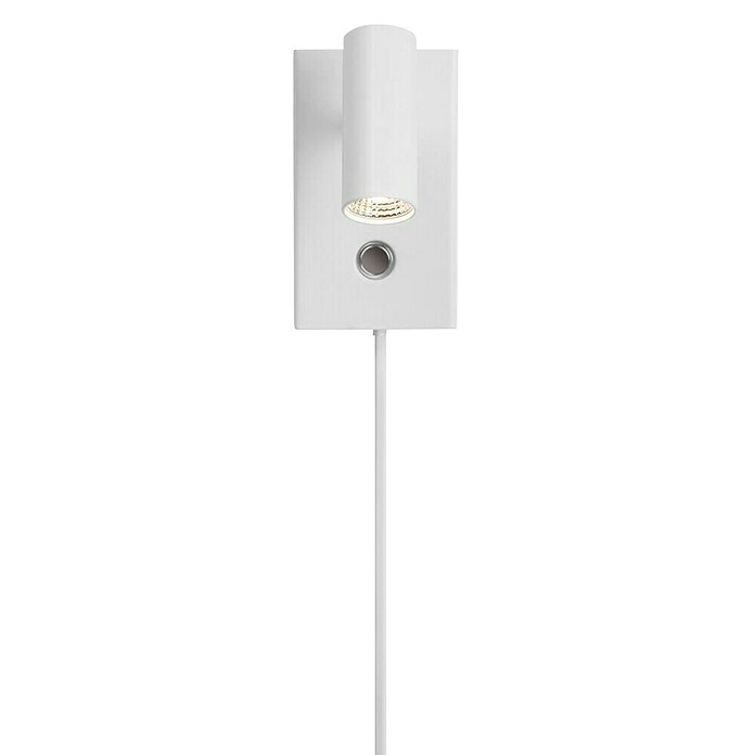 Nordlux Omari Aplique de pared LED (3,3 W, L x An x Al: 7 x 12 x 12 cm, Blanco) | BAUHAUS
