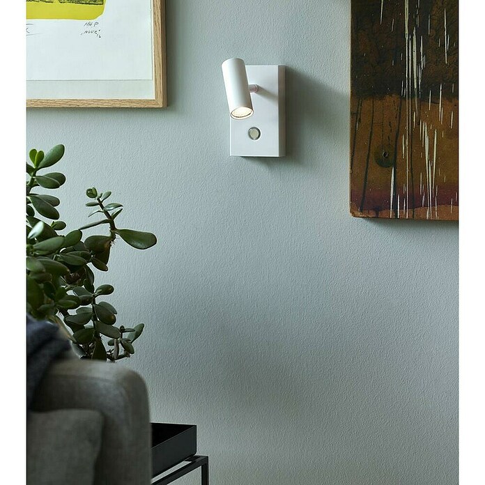 Nordlux Omari Aplique de pared LED (3,3 W, L x An x Al: 7 x 12 x 12 cm, Blanco) | BAUHAUS