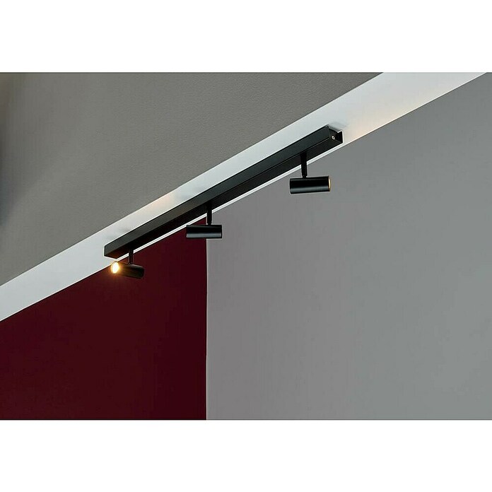 Nordlux Omari Regleta LED (9,6 W, L x An x Al: 3,5 x 78 x 12 cm, Negro) | BAUHAUS
