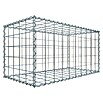 Gabiona Gabione (100 x 50 x 50 cm, Metall, Maschenbreite: 100 mm, Maschenhöhe: 100 mm) | BAUHAUS