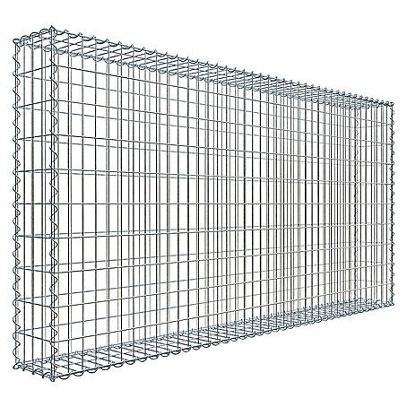 Gabiona Gabione (200 x 20 x 100 cm, Metall, Maschenbreite: 50 mm, Maschenhöhe: 100 mm)
