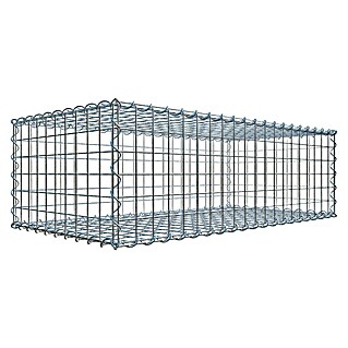 Gabiona Gabione (100 x 50 x 30 cm, Metall, Maschenbreite: 50 mm, Maschenhöhe: 50 mm)