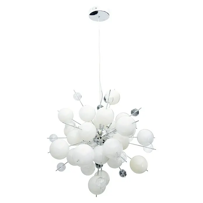 Pendelleuchte - G9 - Eine moderne kugelförmige Lampe mit einem eleganten Design, das jedem Raum ein stilvolles Ambiente verleiht.\n