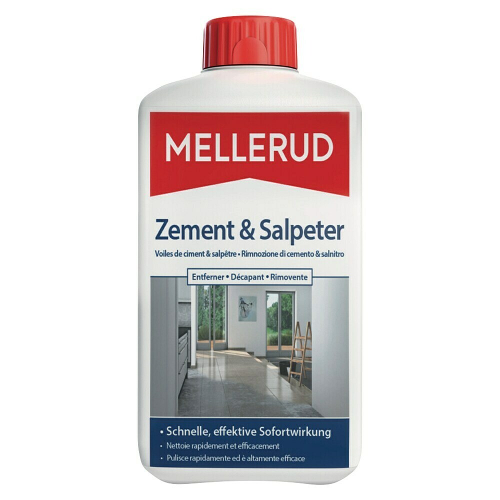 Nettoyant Salpêtre DECOTRIC élimine les dépôts sur talochés, crépis, béton, tuiles, pierres 1L