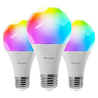 Nanoleaf LED-Lampe Essentials (9 W, 806 lm, Warmweiß, 3 Stk.)