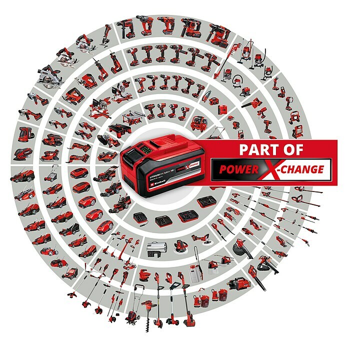 Einhell Power X-Change Akumulatorska kosilica GE-CM 18/30 Li (18 V, Power X-Change litij-ionska baterija, 3 Ah, 1 baterija, Širina reza: 30 cm)