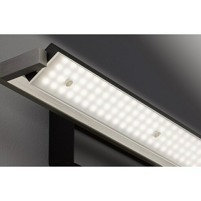 Fischer & Honsel LED-Wandleuchte Pare TW (20,1 W, L x B x H: 40 x 11 x 10 cm, Silber, Warmweiß) | BAUHAUS