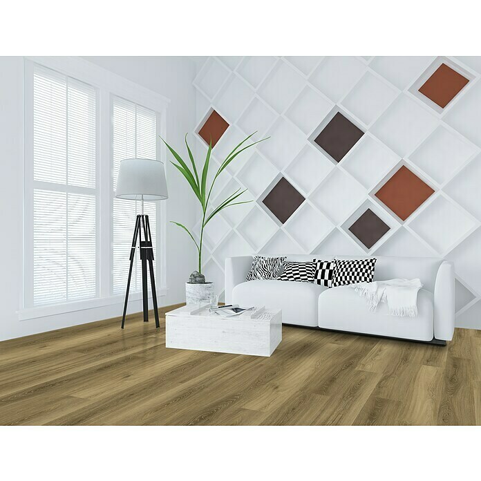 Vinylboden Rigid Eiche City1.220 x 180 x 4,5 mm, Landhausdiele Mood Shot