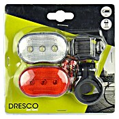 Dresco Fietsverlichtingsset Classic LED (Led, Wit/Rood) | BAUHAUS