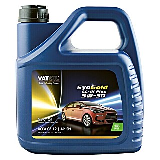 Vatoil Motorolie voor benzine-/dieselmotoren SynGold LL-III 5W-30 (4.000 ml)