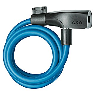 Axa Kabelslot Resolute 8-120 (Blauw, Lengte: 120 cm, Diameter: 8 mm)