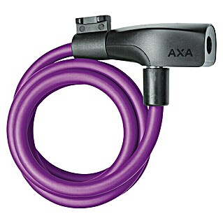 Axa Kabelslot Resolute 8-120 (Paars, Lengte: 120 cm, Diameter: 8 mm)