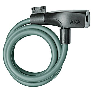 Axa Kabelslot Resolute 8-120 (Groen, Lengte: 120 cm, Diameter: 8 mm)
