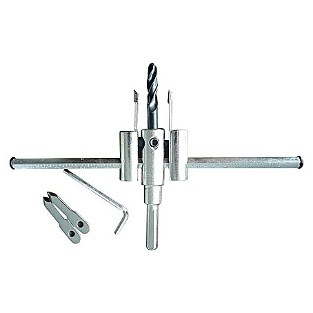 Craftomat Kreisschneider (Spannbereich: 40 mm - 200 mm, Material: Stahl, Ausführung: Verstellbar)