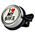 Dresco Fietsbel I Love My Bike Chroom 