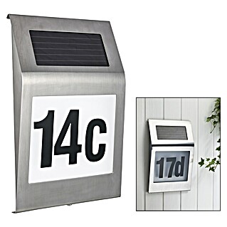 Portaferm Solarna hišna številka (Nerjavno jeklo, Trajanje osvetlitve: 12 h)