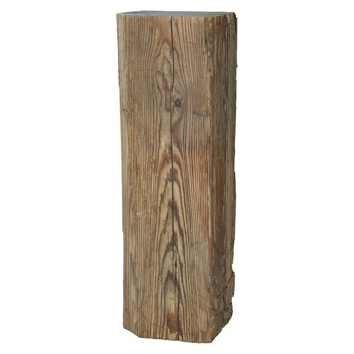 Colonna decorativa in legno anticato 60