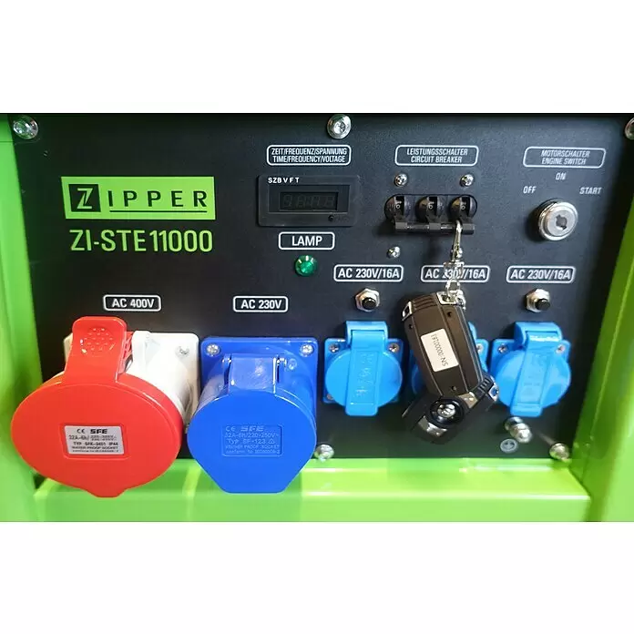 Zipper Stromerzeuger ZI-STE 11000 - Nennleistung: 10 kW, Tankvolumen: 30 l - Stimmungsaufnahme
