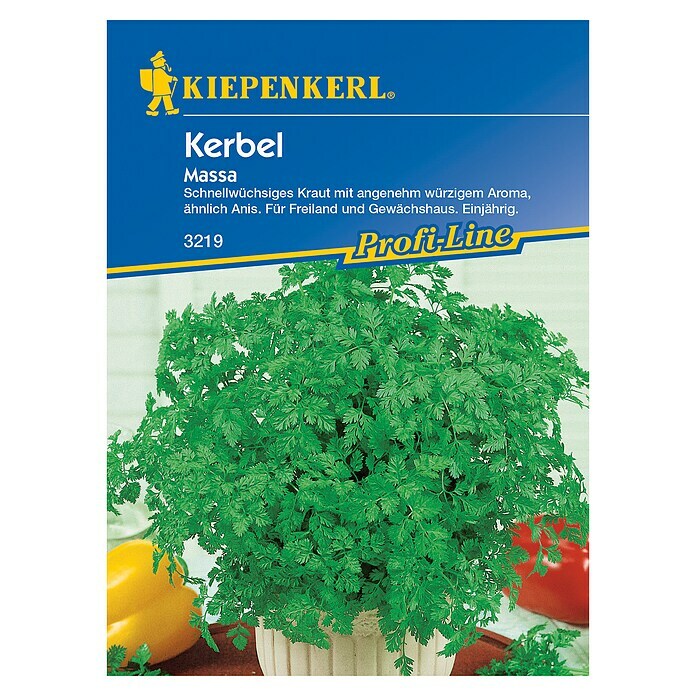 Kiepenkerl Profi-Line Kräutersamen Kerbel (Anthriscus cerefolium var. cerefolium, Saatzeit: Februar, Erntezeit: April) | BAUHAUS