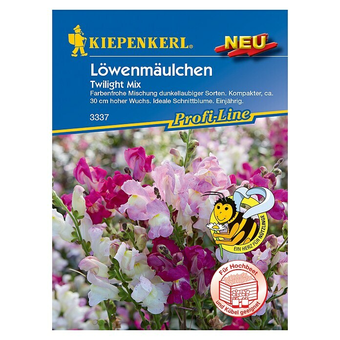 Kiepenkerl Profi-Line Blumensamen Löwenmäulchen (Twilight Mix, Antirrhinum majus) | BAUHAUS