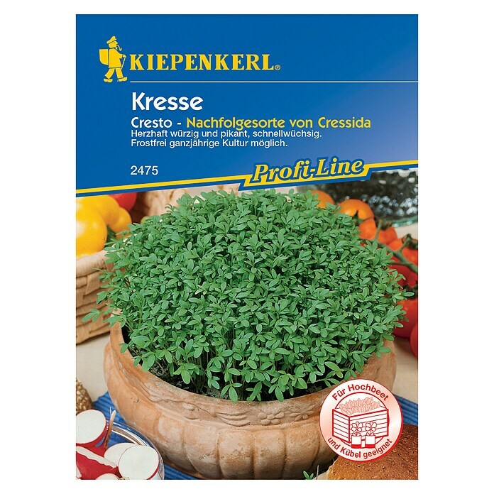 Kiepenkerl Profi-Line Saatgut KresseLepidium sativum Front View