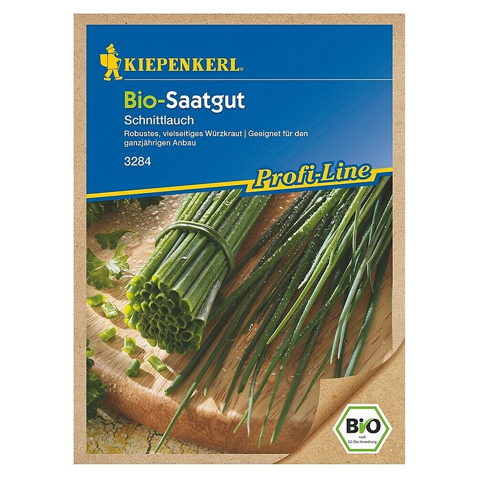 Kiepenkerl Profi-Line Kräutersamen BIO Schnittlauch (Allium schoenoprasum, Saatzeit: April, Erntezeit: Ganzjährig)