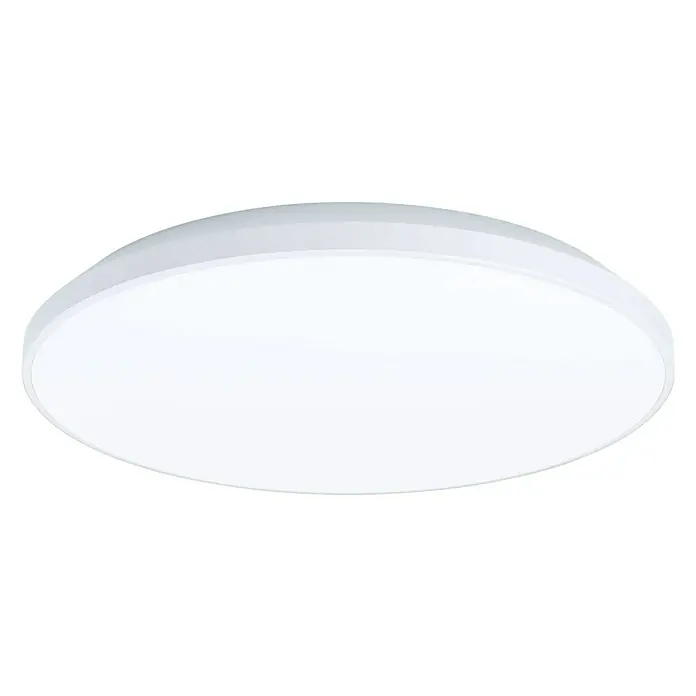 Eglo LED-Deckenleuchte rund - Ø x H: 31,5 x 4,5 cm, Neutralweiß - Runde, weiße Deckenleuchte, ideal für moderne Innenräume, sorgt für helle und gleichmäßige Ausleuchtung.