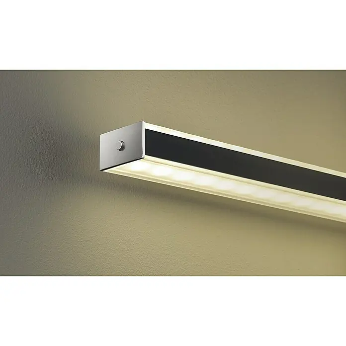 Fischer & Honsel LED-Pendelleuchte Vitan TW - 15 W, Sandschwarz - Moderne Wandleuchte mit LED-Beleuchtung. Die Lampe hat ein schlankes Design mit silberfarbenen Akzenten und strahlt helles, warmes Licht aus.