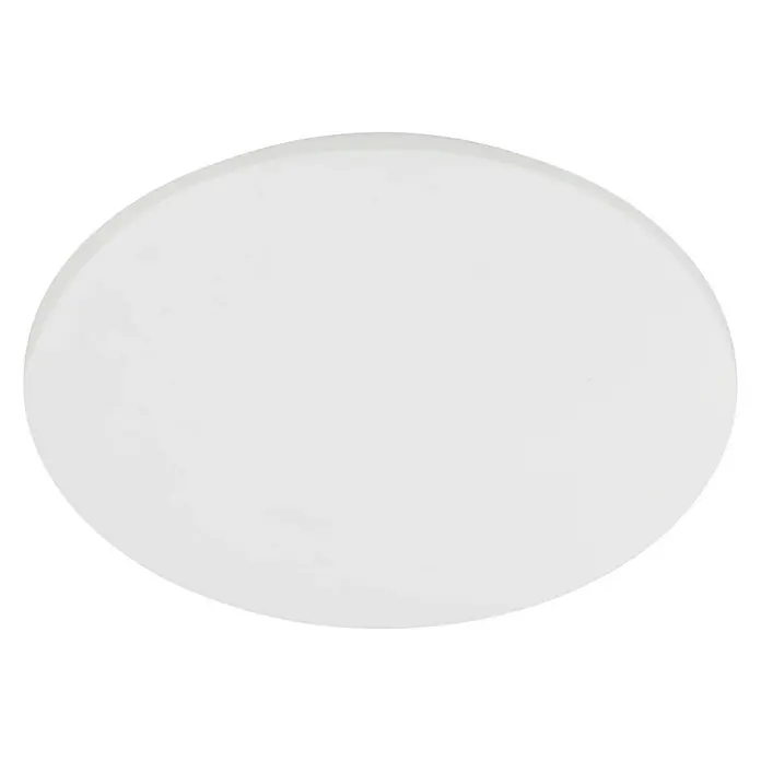 Eglo LED-Deckenleuchte rund POGLIOLA - 36 W, Ø x H: 50 x 8 cm, Weiß, Warmweiß - Abbildung einer schlichten, runden, weißen Deckenleuchte mit minimalistischem Design, ideal für moderne Innenräume.