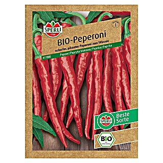 Sperli Gemüsesamen BIO Peperoni (Capsicum annuum, Erntezeit: Juli - Oktober)