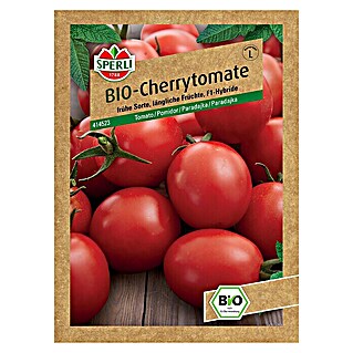 Sperli Gemüsesamen BIO Cherrytomate F1 (Solanum lycopersicum, Erntezeit: Juli)