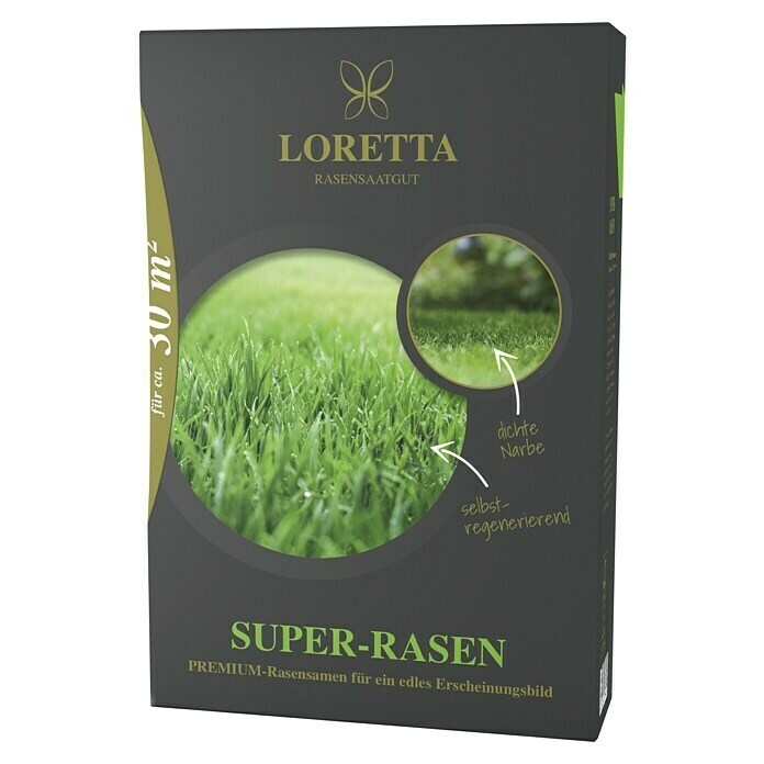 Loretta Rasensamen Super-Rasen (0,6 kg, 30 m²) | BAUHAUS