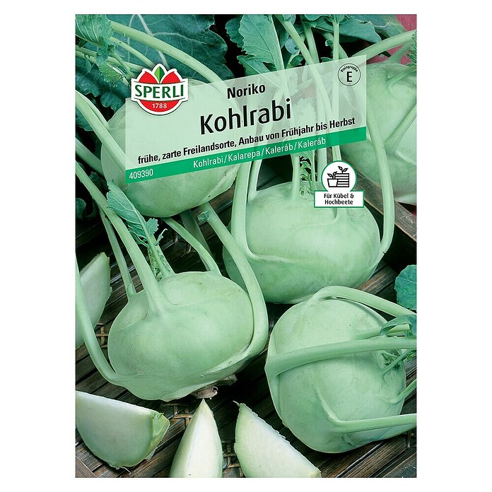 Sperli Gemüsesamen Kohlrabi (Brassica oleracea var. gongylodes, Erntezeit: Juni) | BAUHAUS